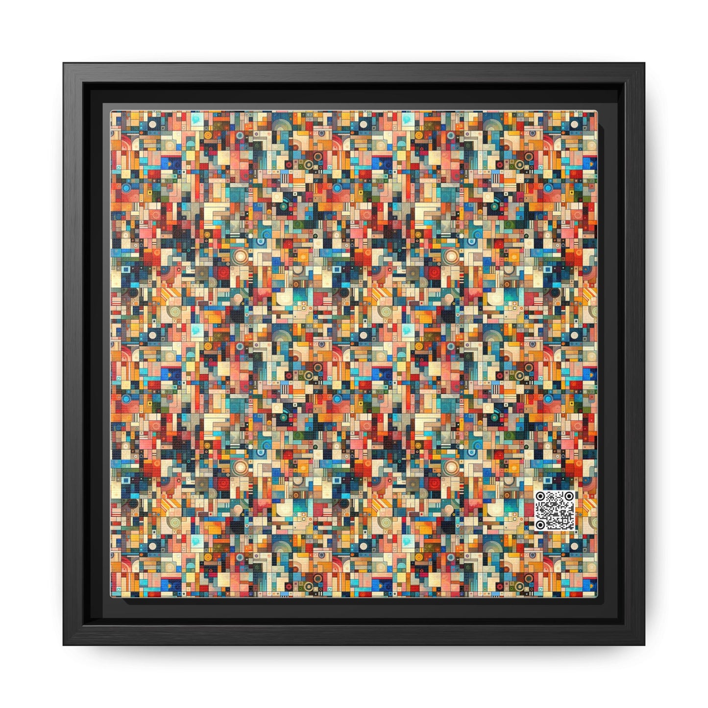 Digital Artistic Expression Artistic Streetwear Matte Canvas, Framed (multi-Color) - 8404 Design-46 B