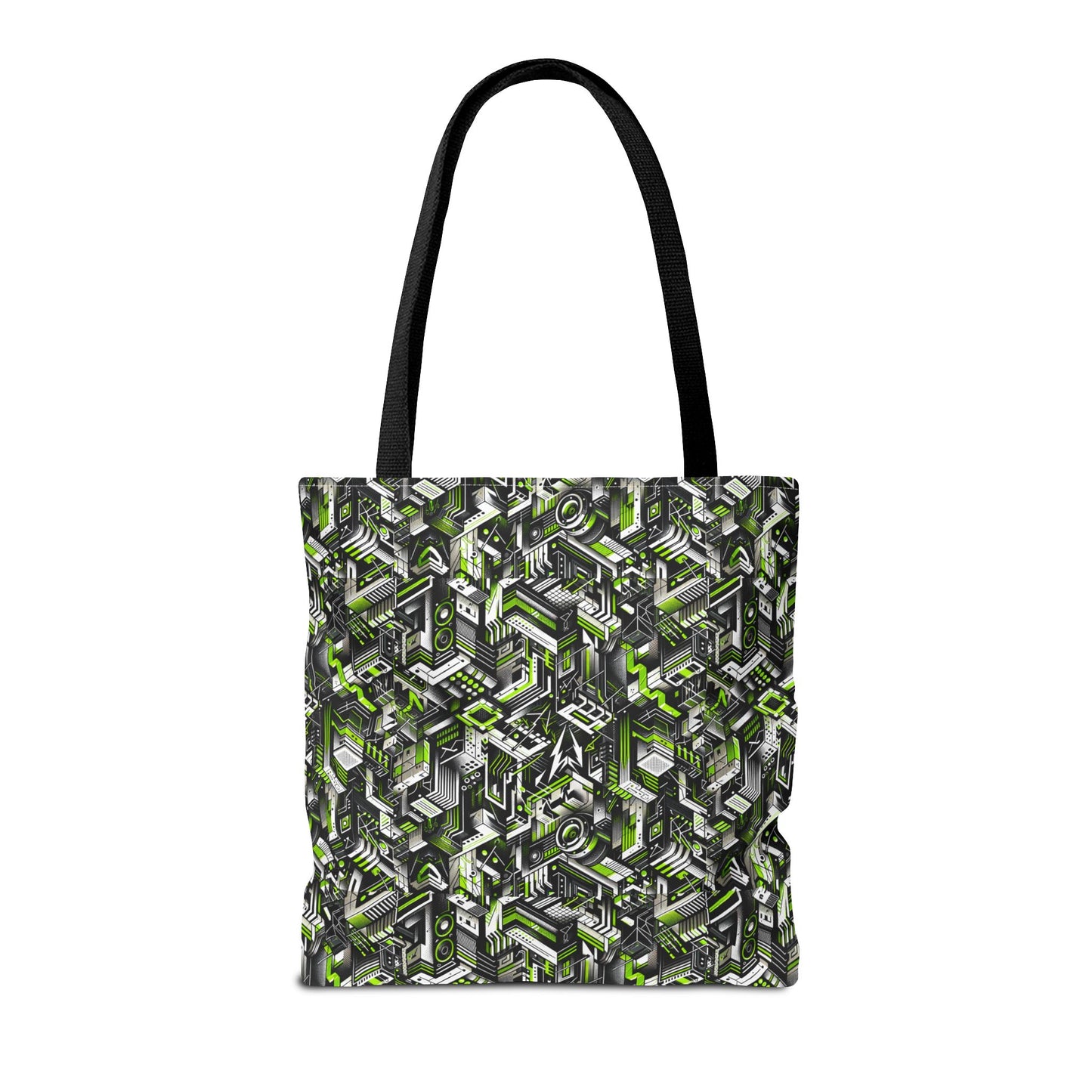 Graffiti Tech Fusion Bold Streetwear Fusion Tote Bag - 8404 Design-53