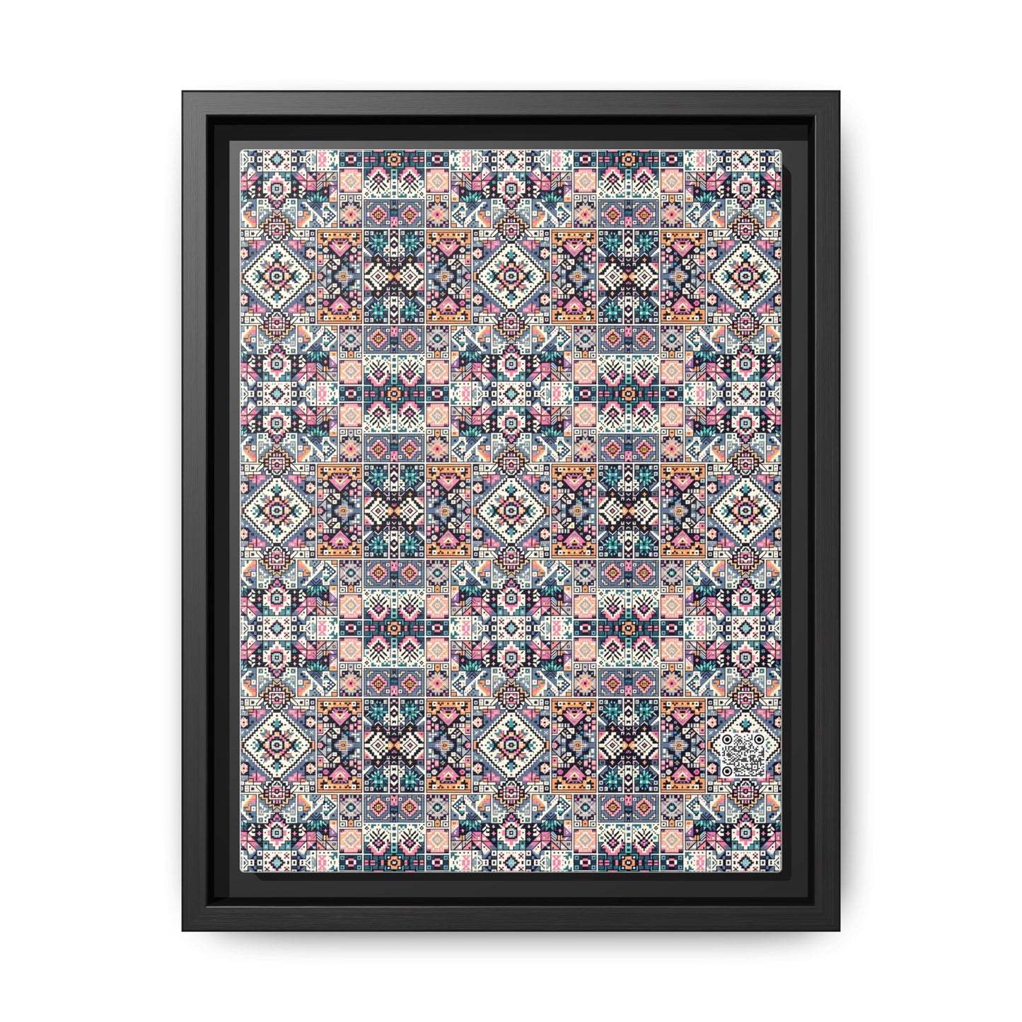 Matte Canvas, Framed (multi-Color) - 8404 Design-01