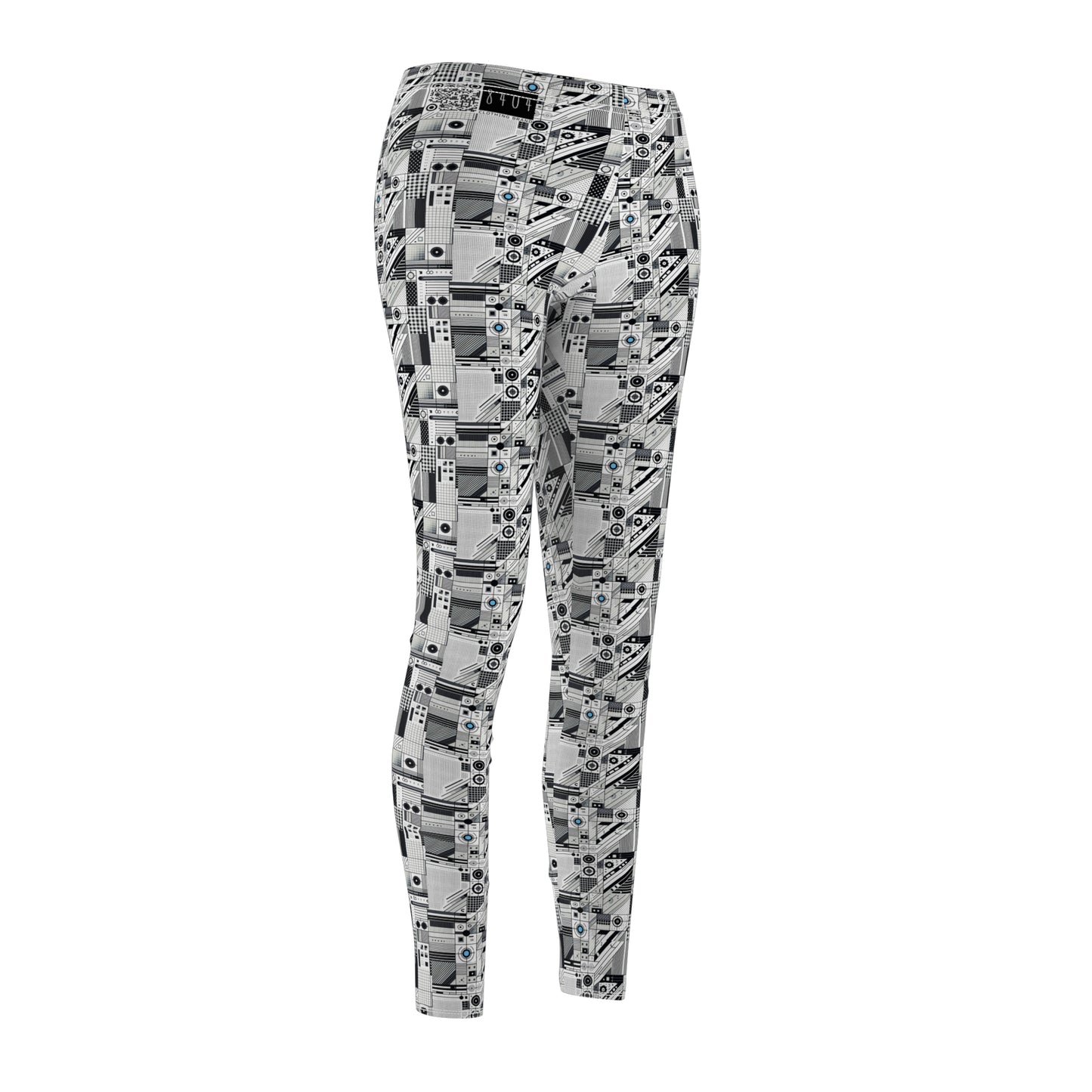 Digital Minimalism Minimalist Tech Women's Cut & Sew Casual Leggings - 8404 Design-52