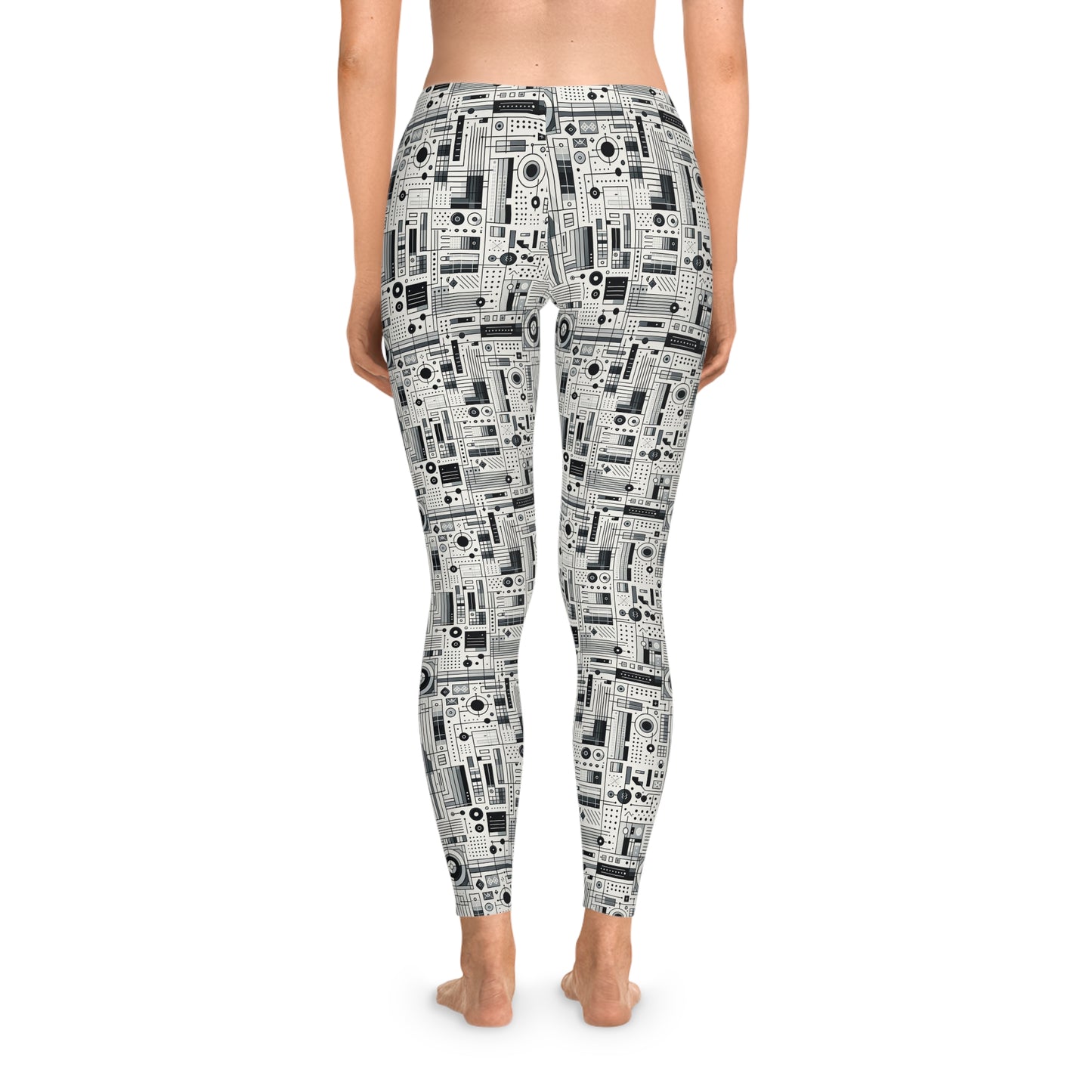 Digital Minimalism Minimalist Tech Stretch Leggings - 8404 Design-53