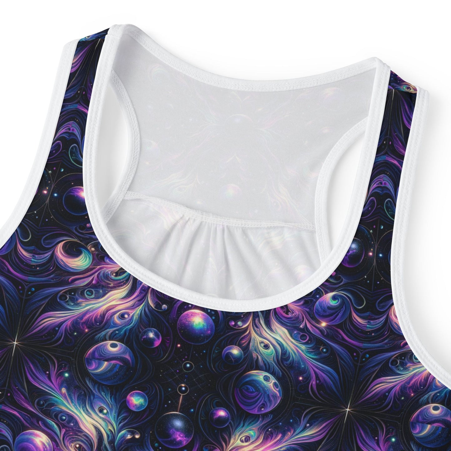 Galactic Hues Tech-Forward Cosmic Fusion Women's Tank Top - 8404 Design-41
