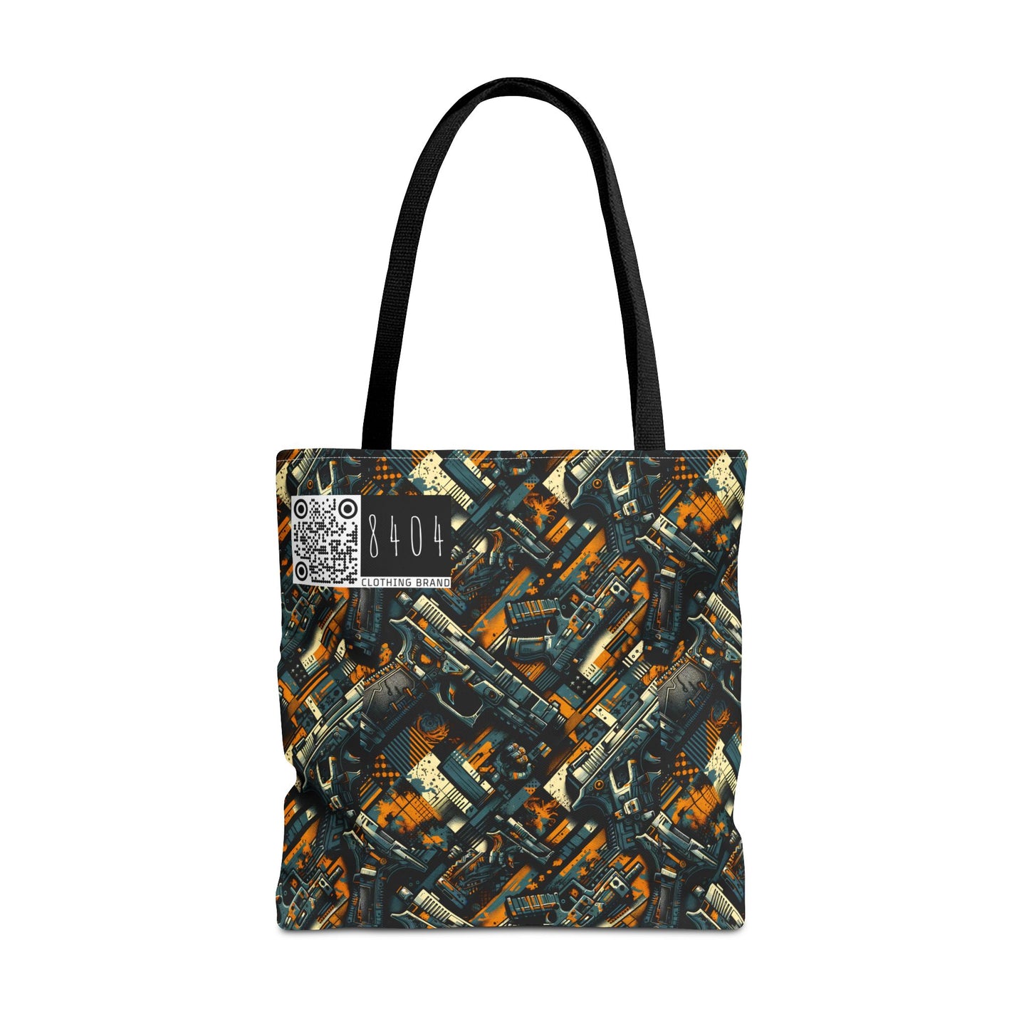 Digital Punk Futuristic Grunge Tote Bag - 8404 Design-47