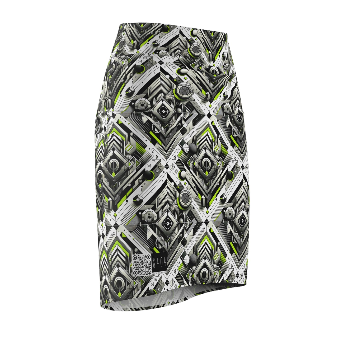 Elevated Sporty Tech Tech-Forward Streetwear Women's Pencil Skirt - 8404 Design-70