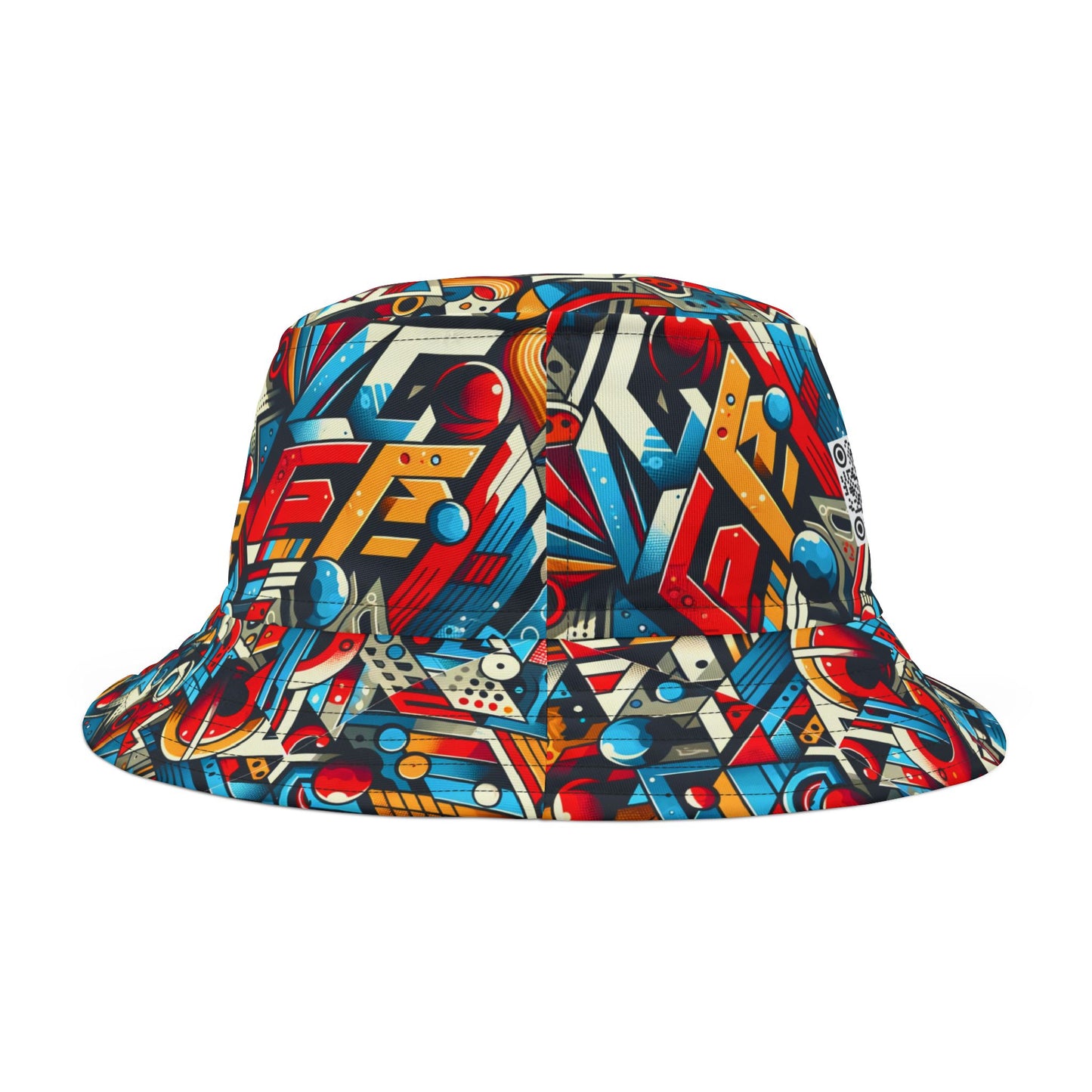 Neo-Traditional Street Art Modern Street Art Fusion Bucket Hat - 8404 Design-67