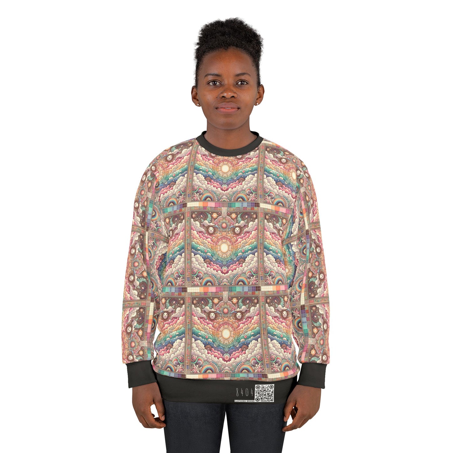 Digital Dreamland Whimsical and Nostalgic Streetwear With a Digital Twist Sweatshirt - 8404 Design-56