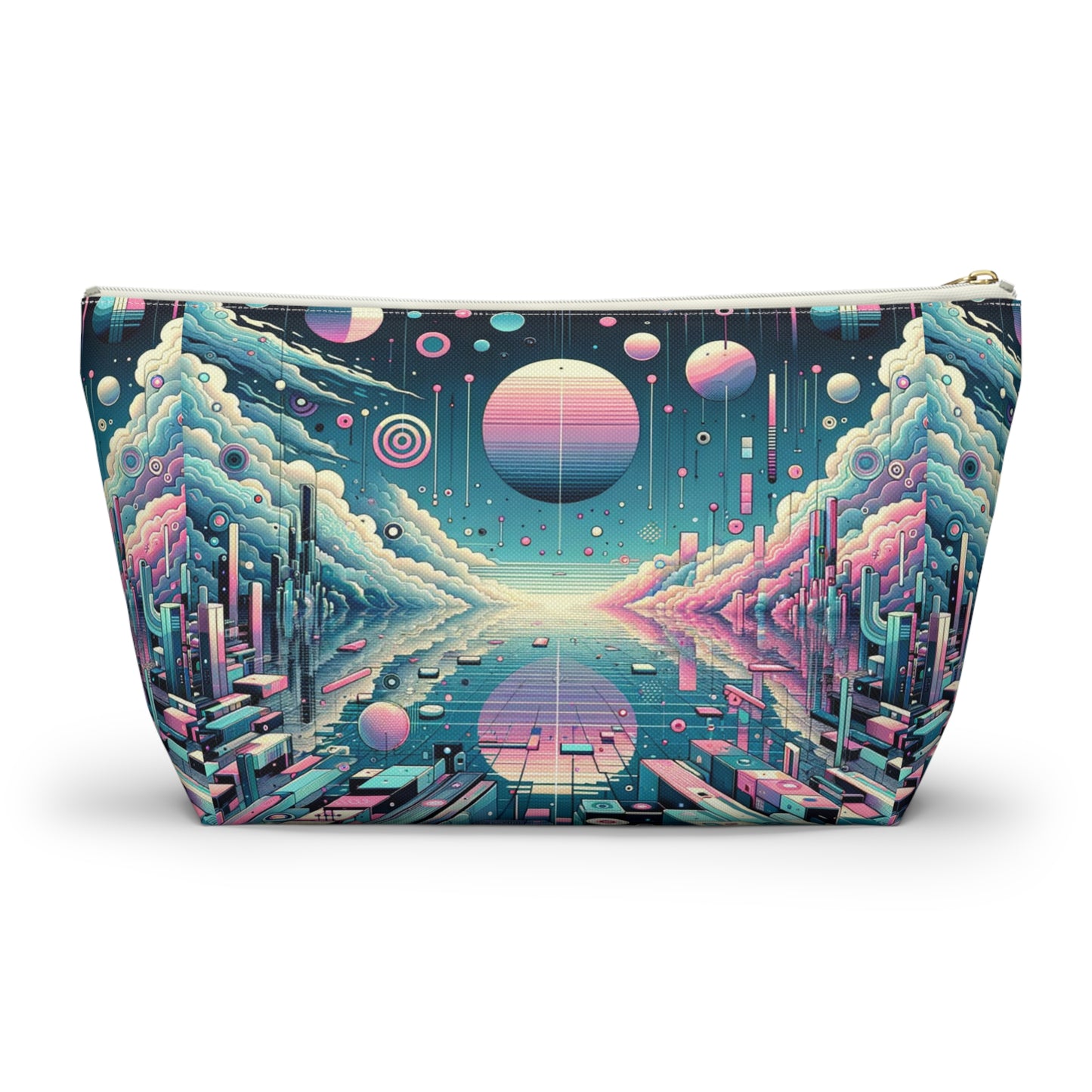 Digital Dreamscapes Digitally-Inspired Streetwear With a Dreamy, Surreal Twist Accessory Pouch W T-Bottom - 8404 Design-61