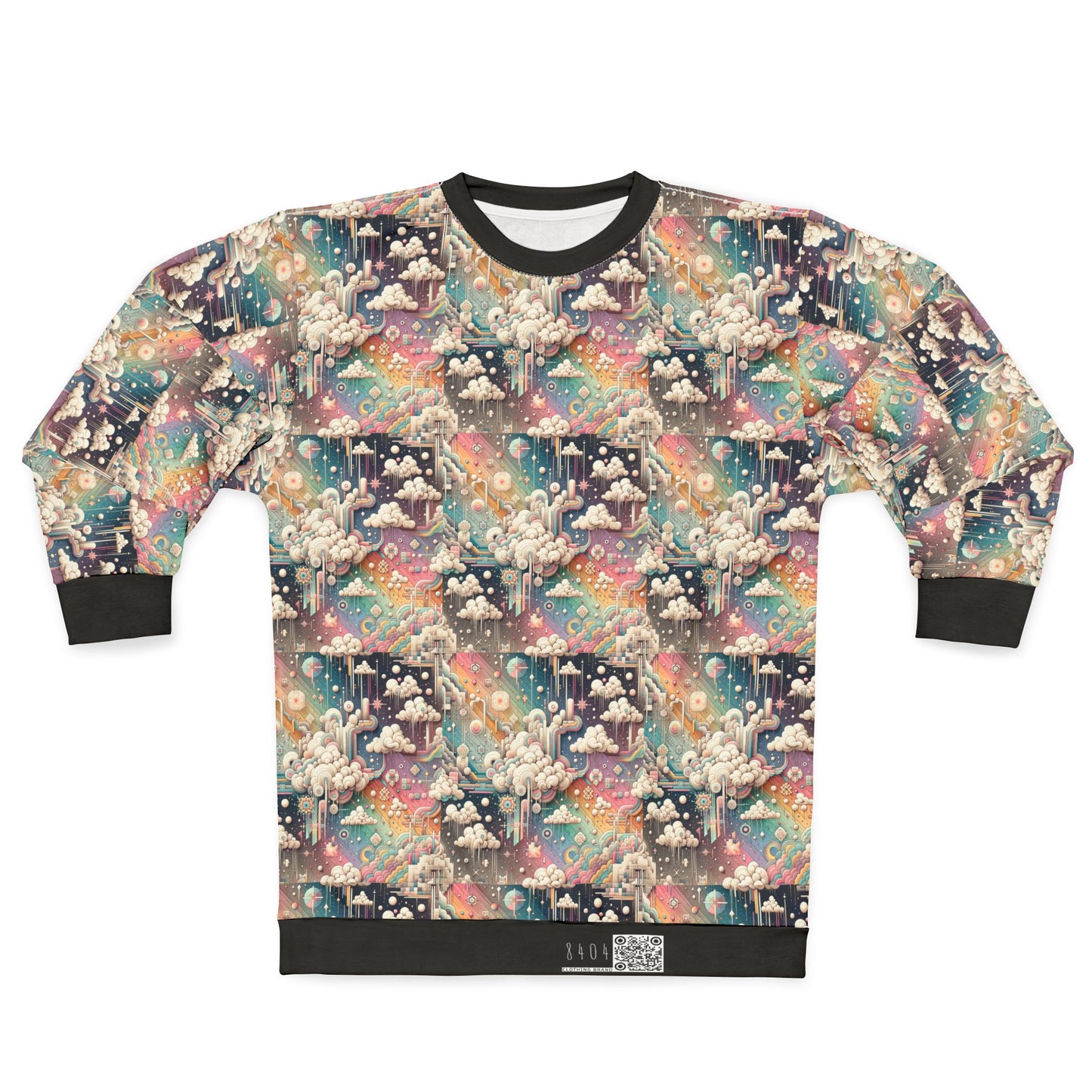 Digital Dreamland Whimsical and Nostalgic Streetwear With a Digital Twist Sweatshirt - 8404 Design-52