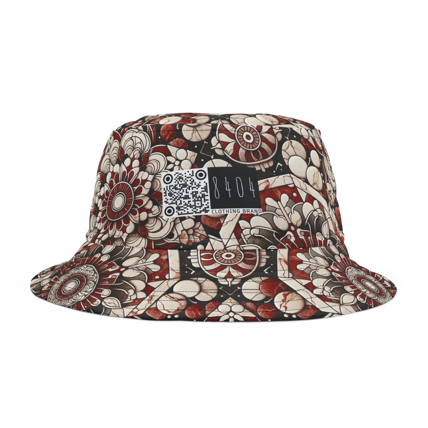 Neo Jomon Sculptural Aesthetics Artisanal Streetwear Bucket Hat - 8404 Design-55