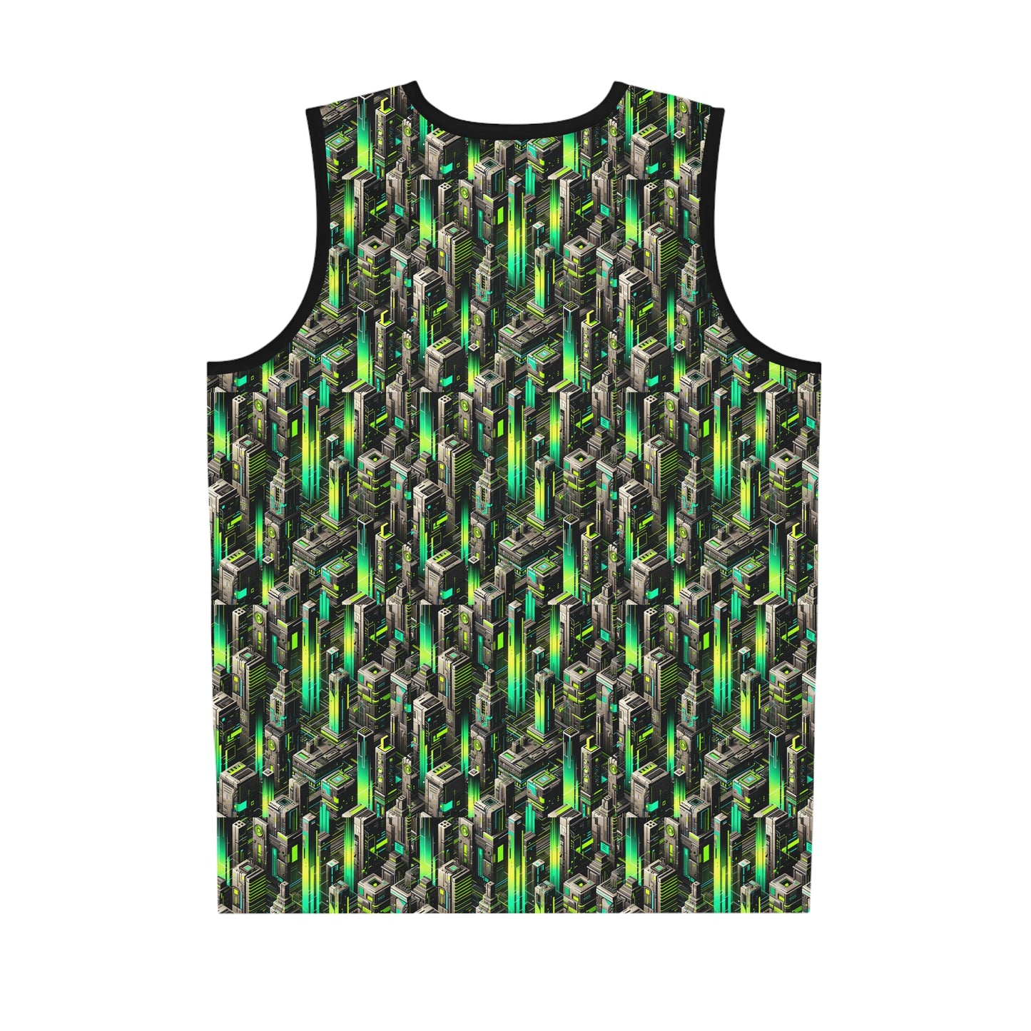 Digital Rebellion Tech-Forward Streetwear Basketball Jersey - 8404 Design-63