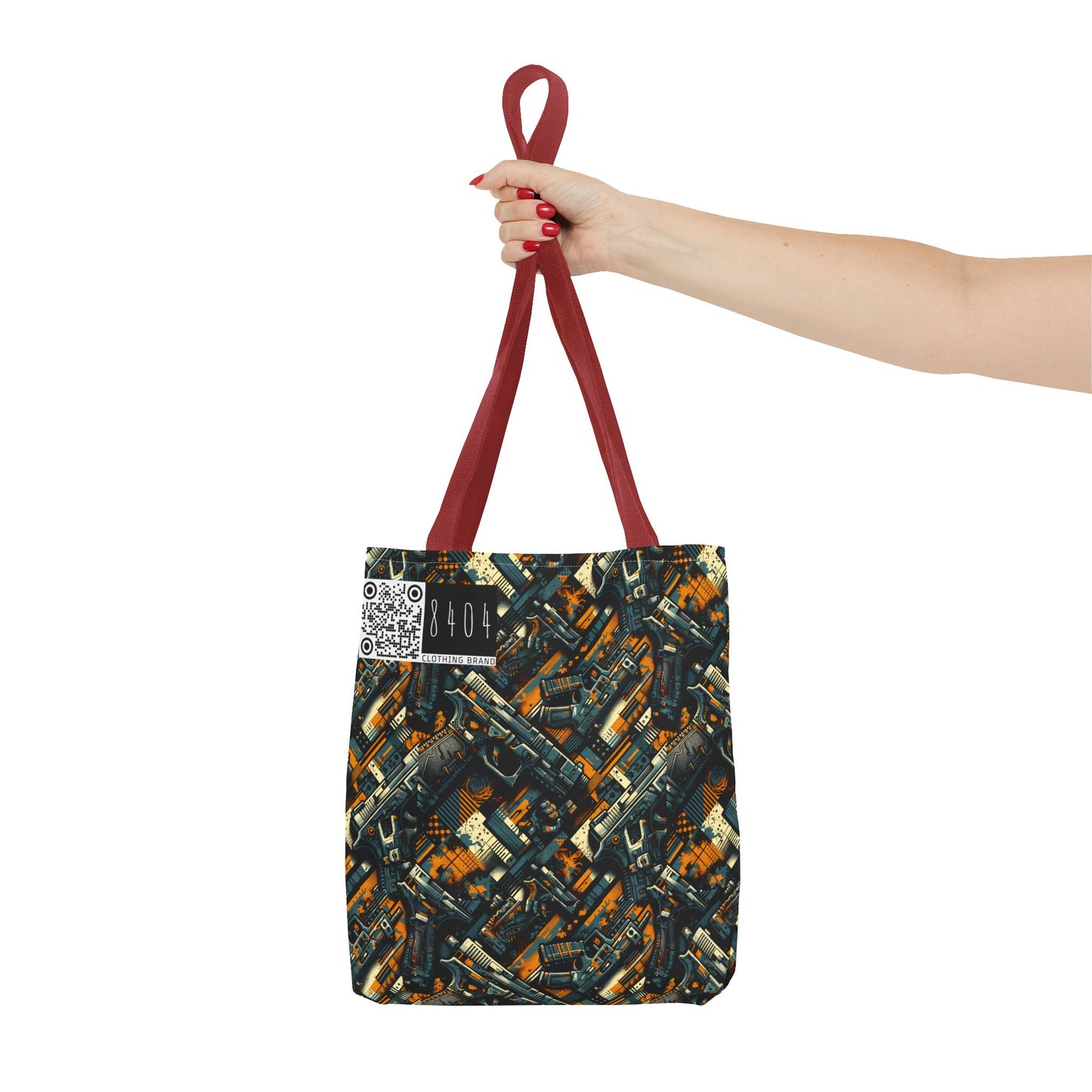 Digital Punk Futuristic Grunge Tote Bag - 8404 Design-47