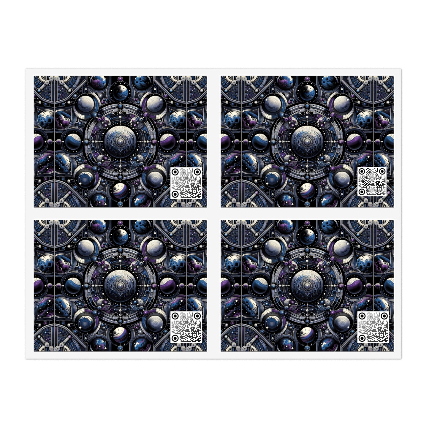 Tech Astronaut Tech-Forward Streetwear Meets Space Exploration Sticker Sheets - 8404 Design-46