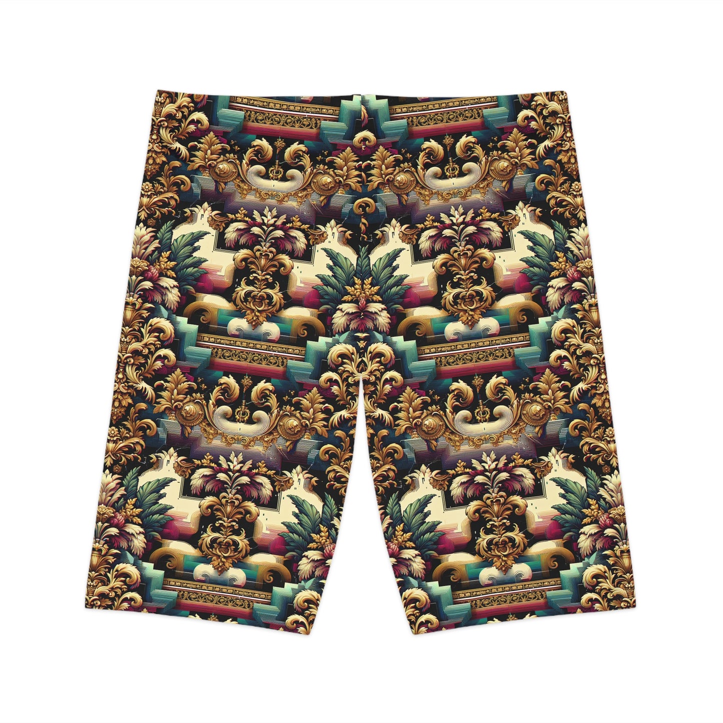 Digital Renaissance Modern Baroque Fusion Women's Bike Shorts - 8404 Design-60