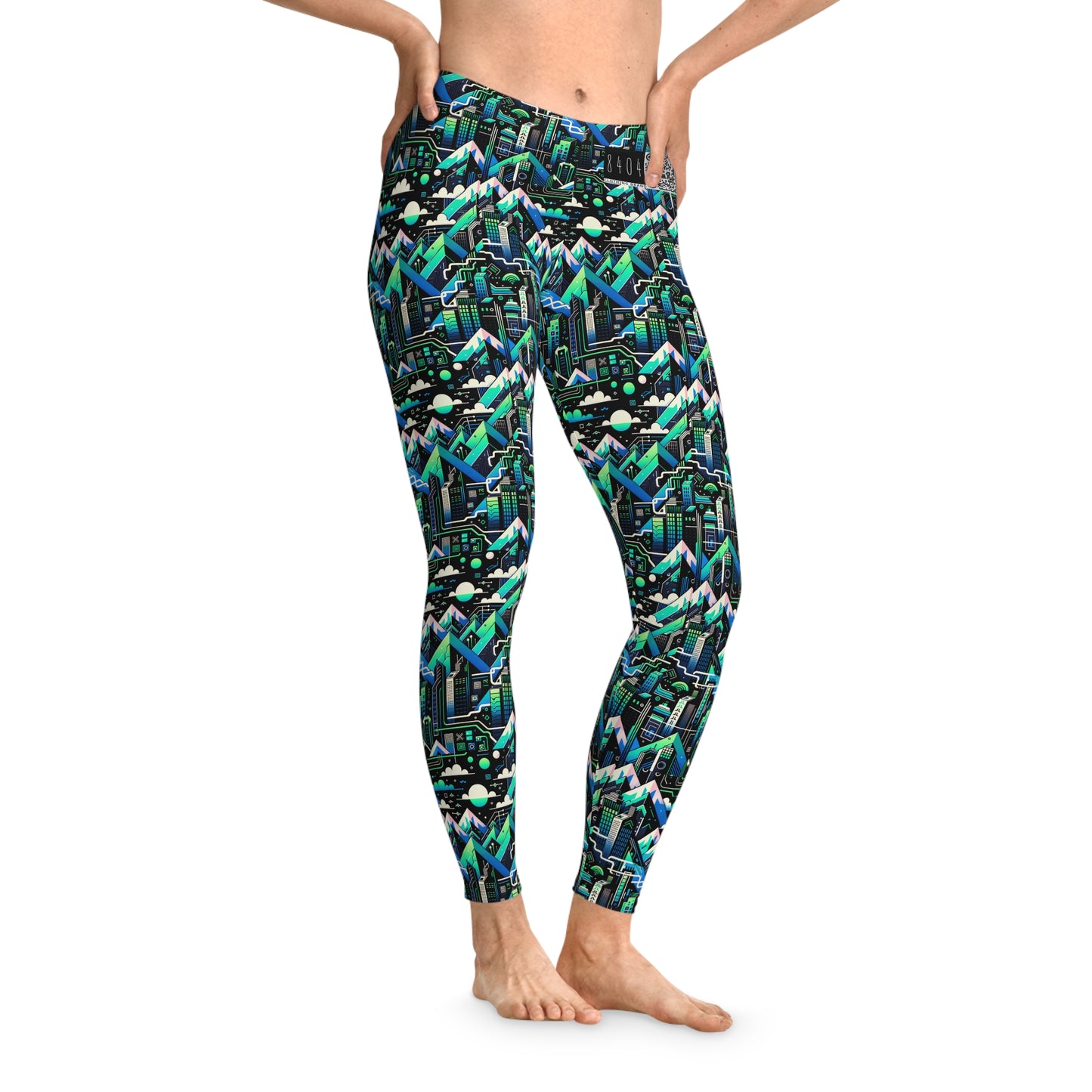 Digital Adventure Graphics Digital Explorer Stretch Leggings - 8404 Design-55