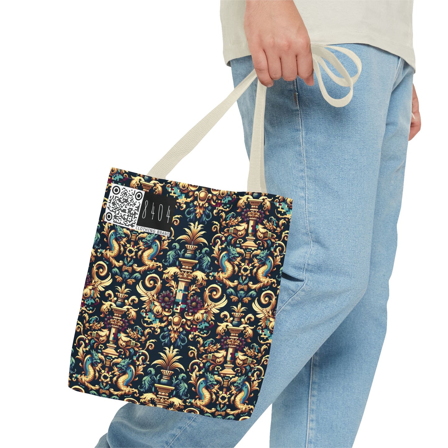 Digital Renaissance Modern Baroque Fusion Tote Bag - 8404 Design-57
