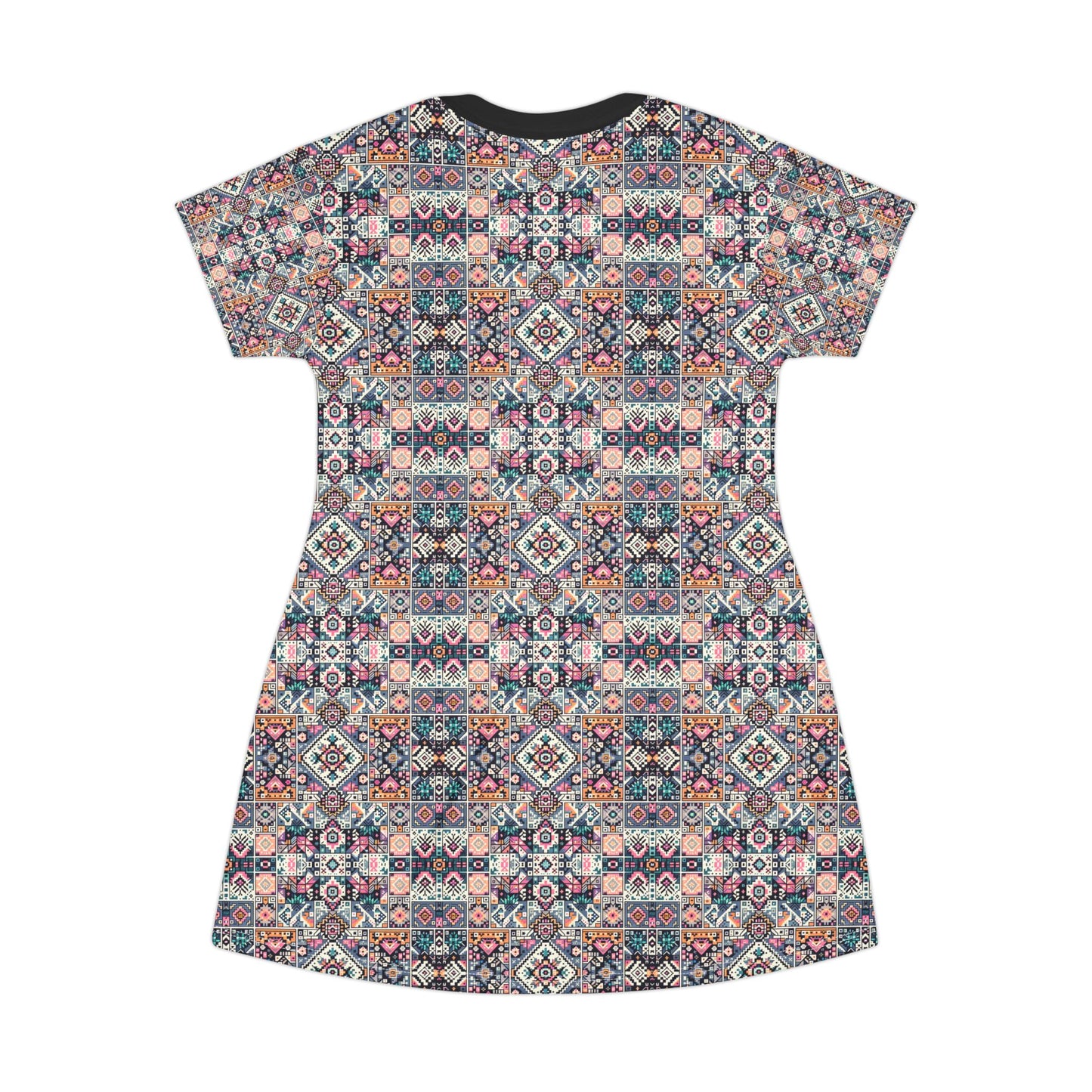 Digital Artisanal Fusion Digital Artisanal T-Shirt Dress - 8404 Design-65