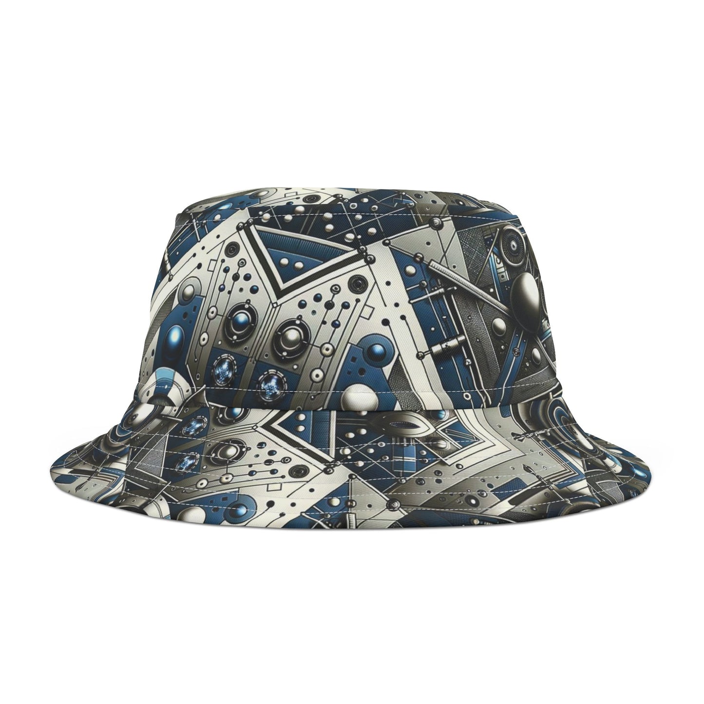 Tech Utility Fusion Tech-Forward Utility With a Futuristic Edge Bucket Hat - 8404 Design-63