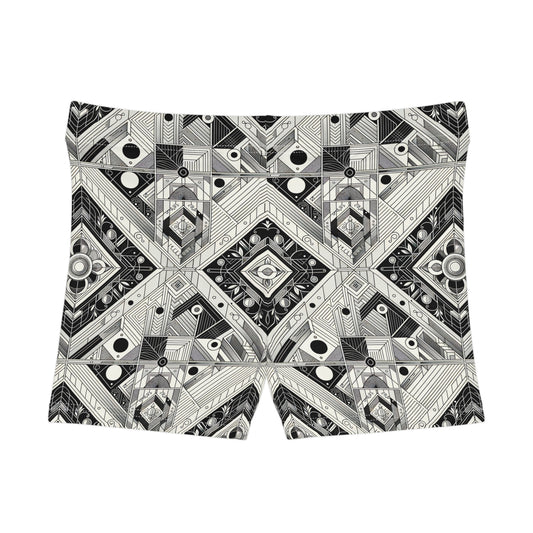 Tech Minimalism Minimalist Tech Women's Shorts - 8404 Design-54