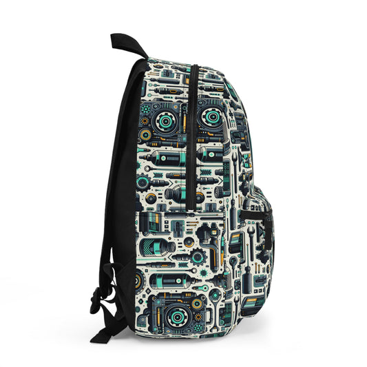Tech Utility Fusion Modern Tech Streetwear Backpack - 8404 Design-53