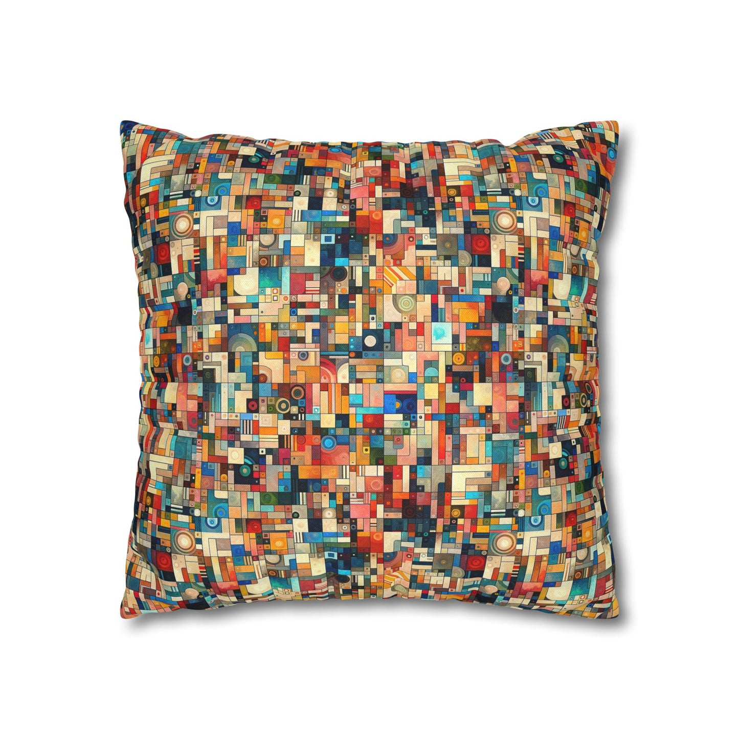 Digital Artistic Expression Artistic Streetwear Spun Polyester Square Pillowcase - 8404 Design-46