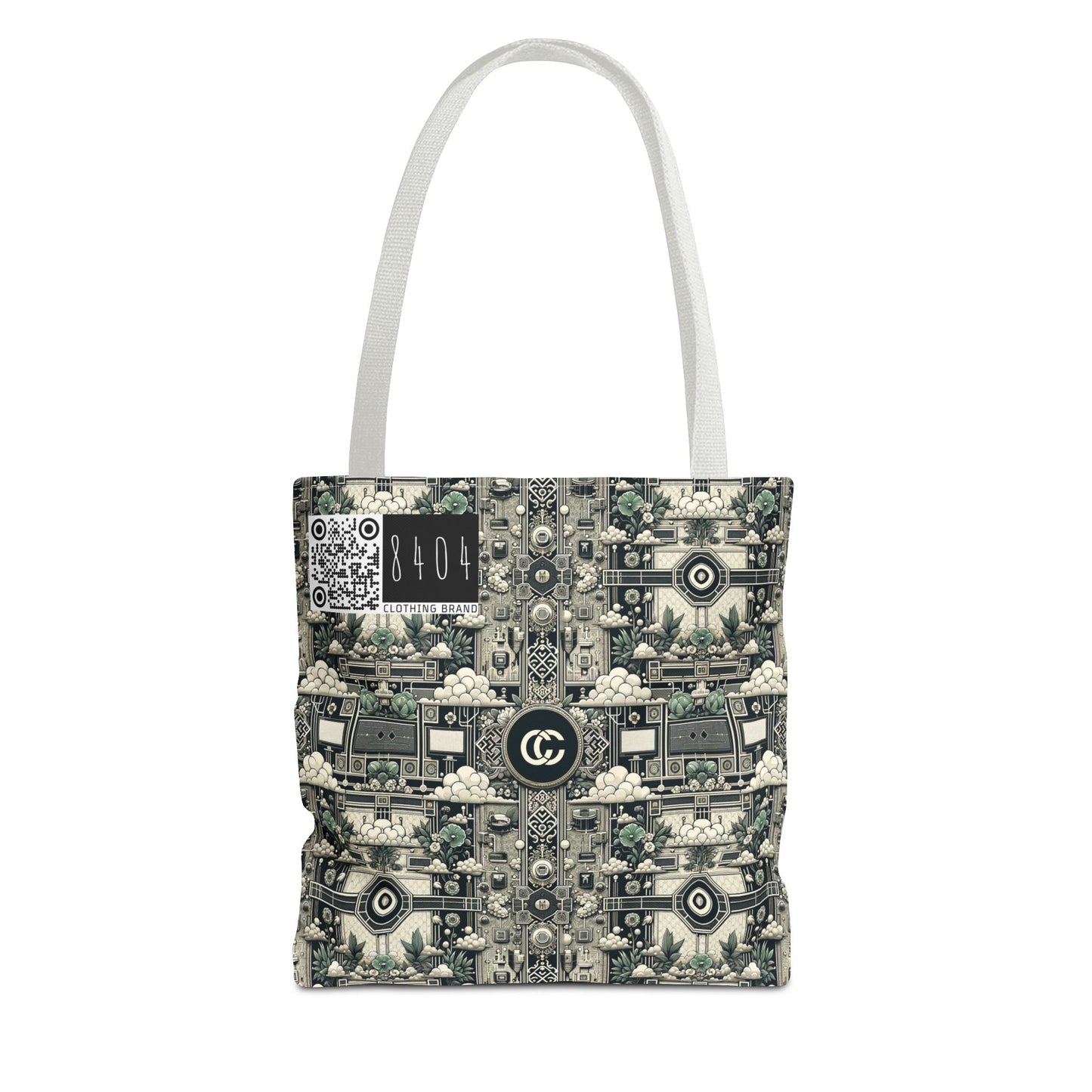 Cyber Garden Party Tech Garden Extravaganza Tote Bag - 8404 Design-54