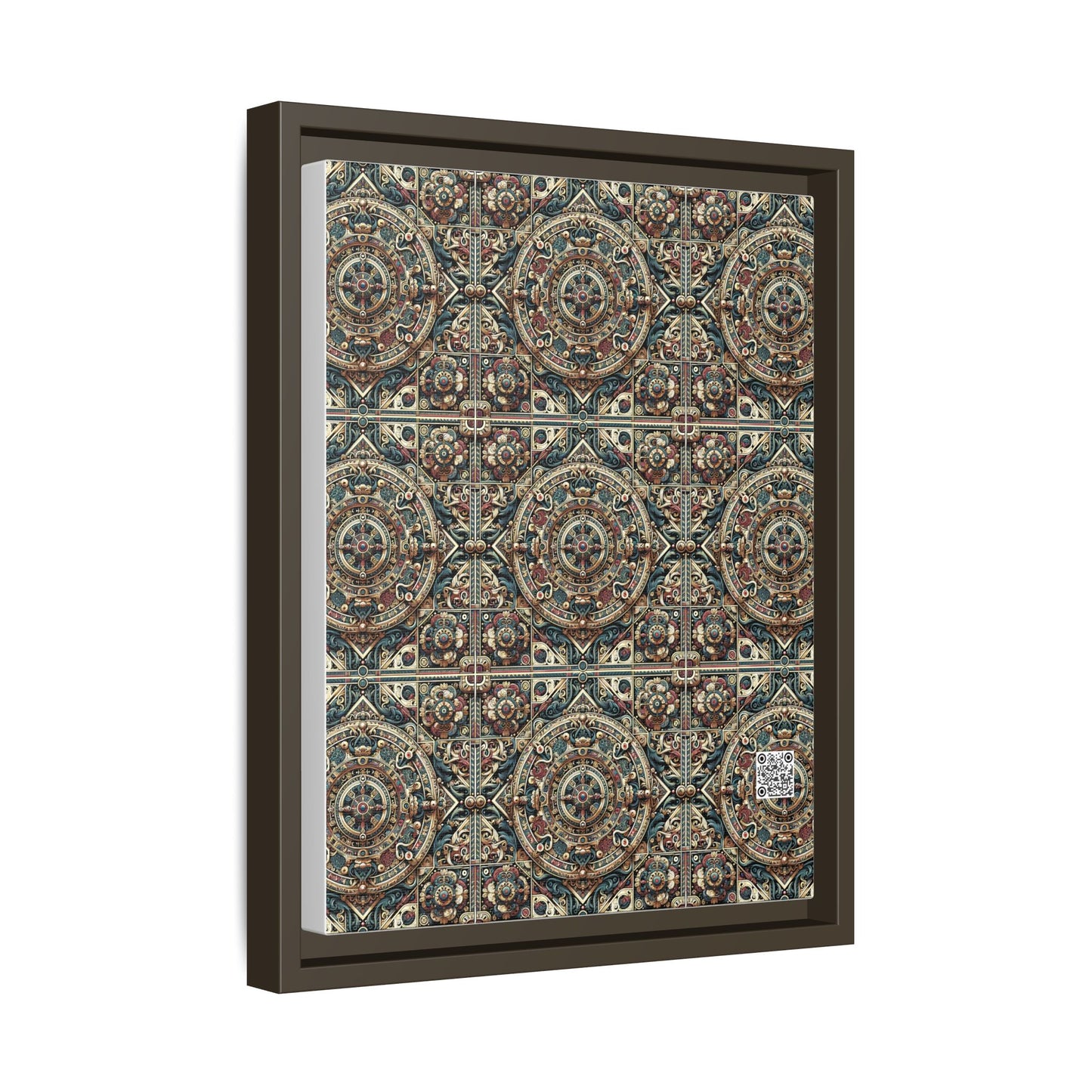 Urban Renaissance Historical Fusion With Street Edge Matte Canvas, Framed (multi-Color) - 8404 Design-57 A