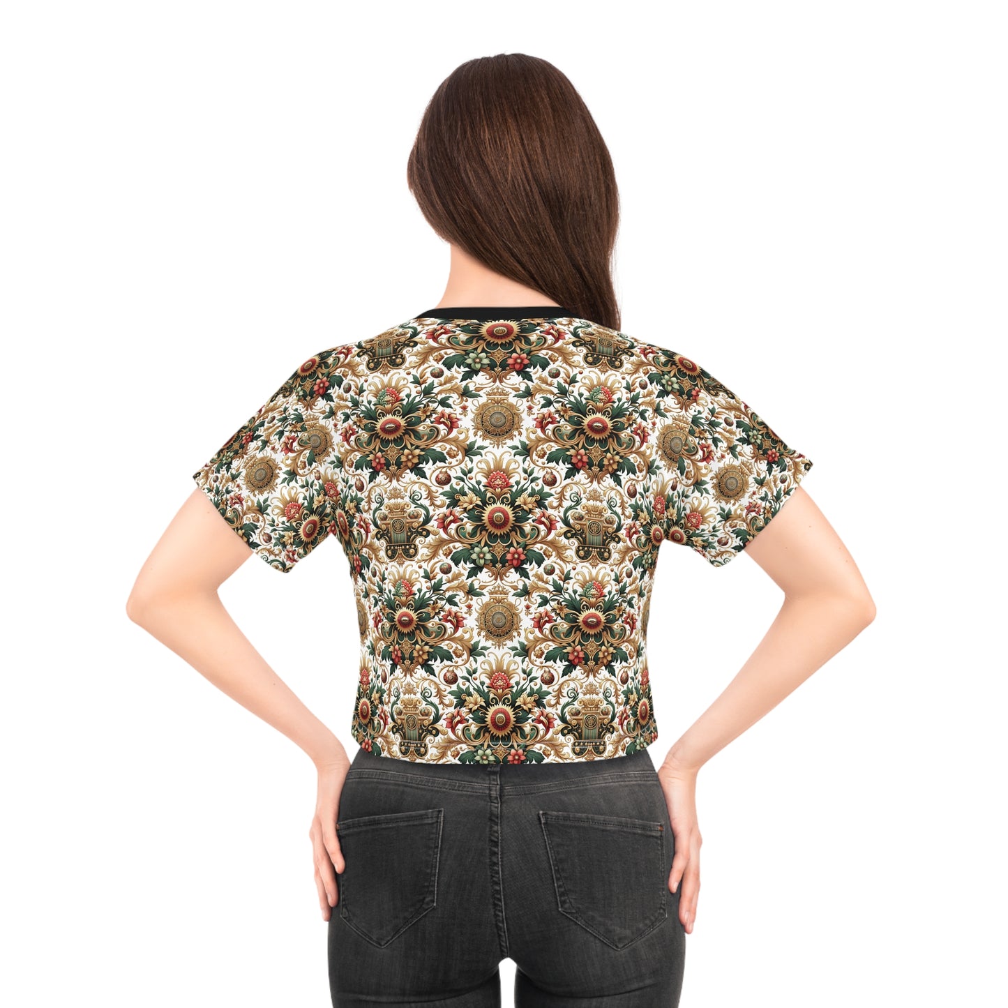 Monogram Madness Luxurious Streetwear Crop Tee - 8404 Design-68