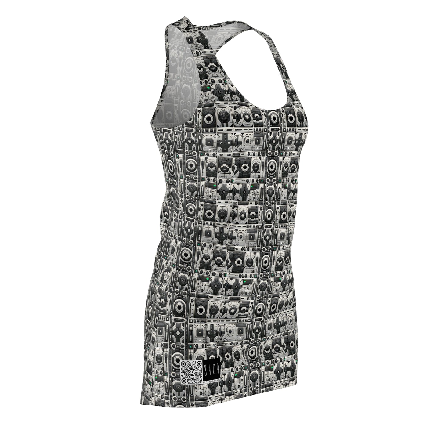 Tech Utility Aesthetics Tech-Forward Minimalism Women's Cut & Sew Racerback Dress - 8404 Design-60