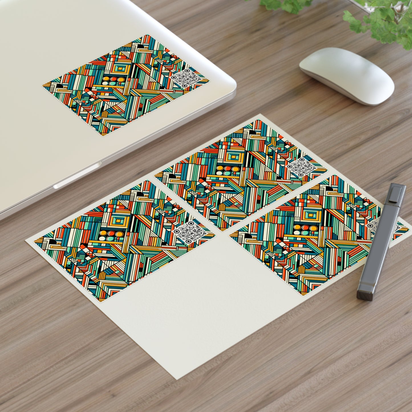 Abstract Graphic Art Modern Artistic Expression Sticker Sheets - 8404 Design-67