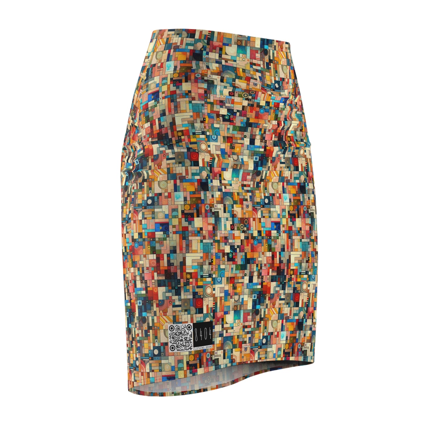 Digital Artistic Expression Artistic Streetwear Women's Pencil Skirt - 8404 Design-46