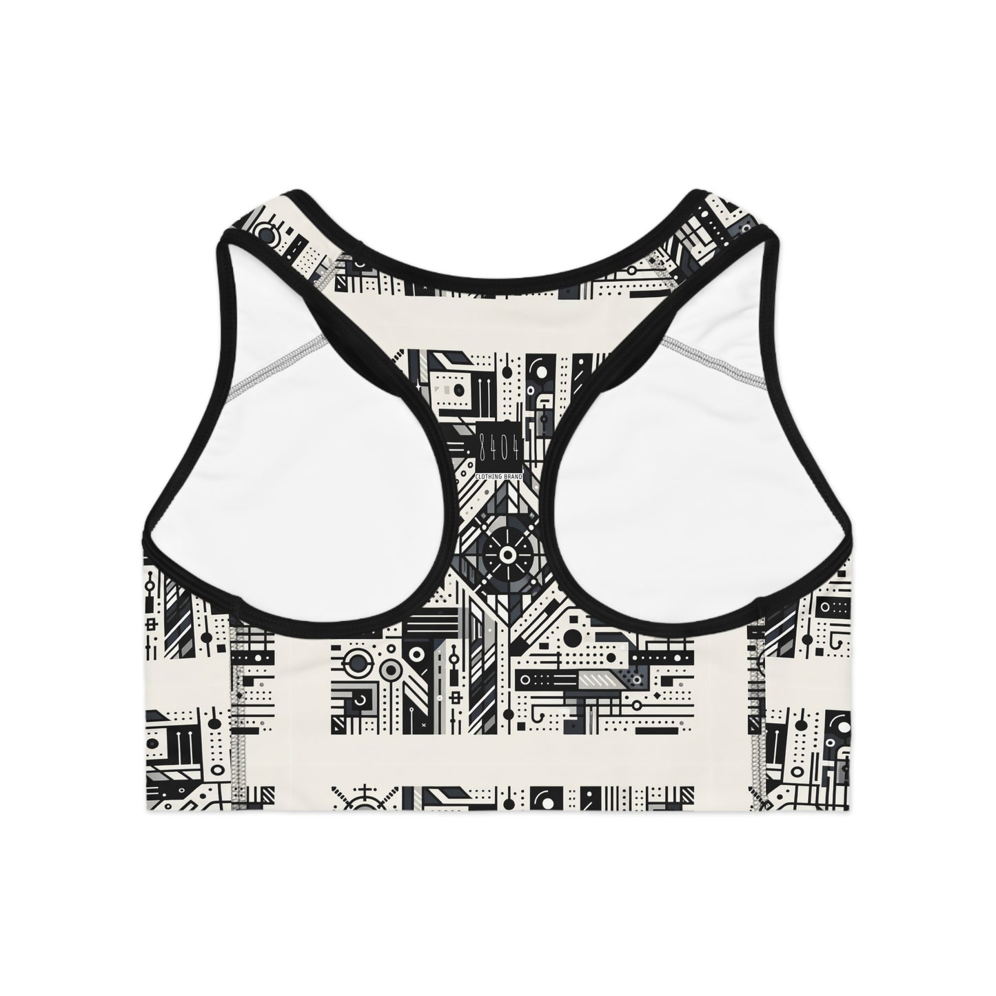 Digital Minimalism Minimalist Tech Sports Bra - 8404 Design-47