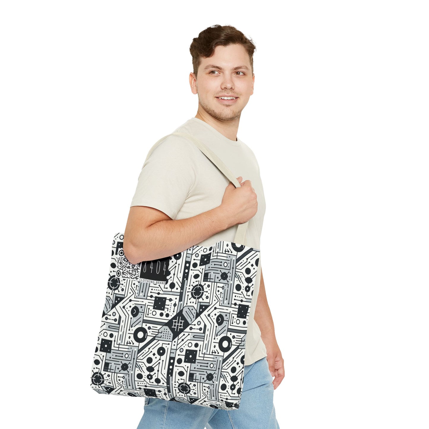 Digital Minimalism Minimalist Tech Tote Bag - 8404 Design-48