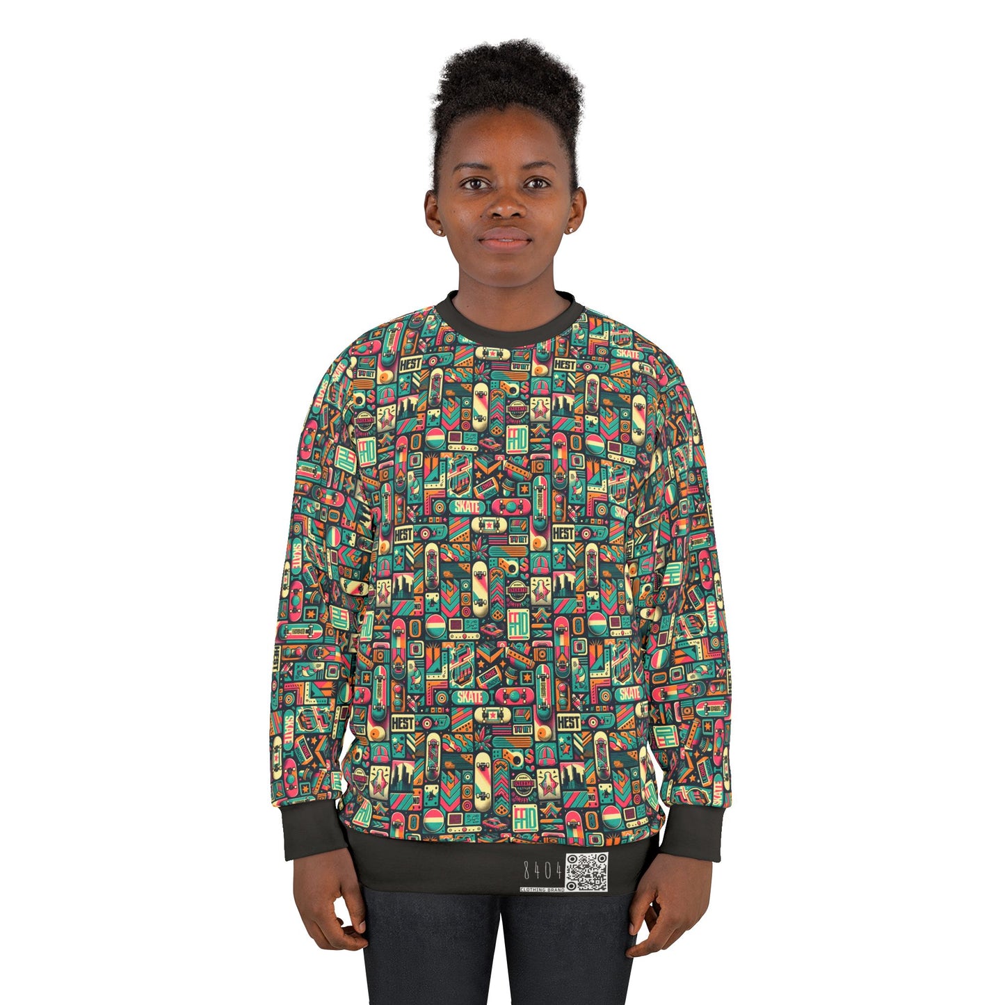 Skate Culture Revival Urban Retro Cool Sweatshirt - 8404 Design-61