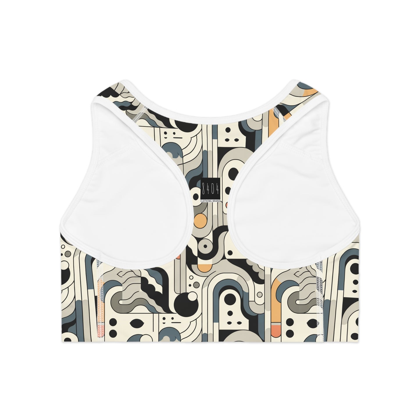 Modern Minimalism Minimalist Tech Sports Bra - 8404 Design-60