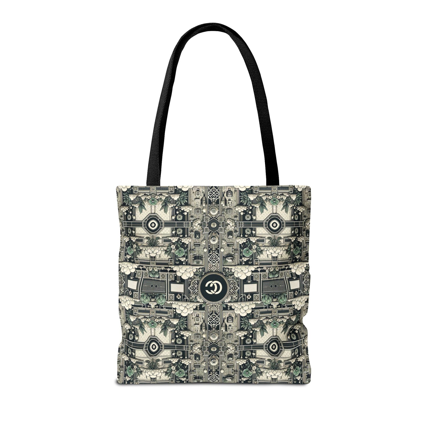 Cyber Garden Party Tech Garden Extravaganza Tote Bag - 8404 Design-54