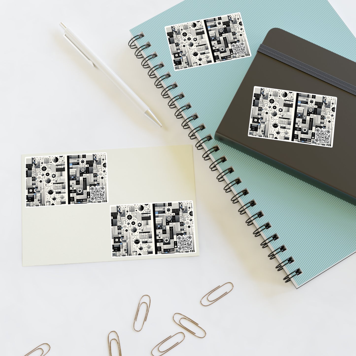 Digital Minimalism Minimalist Tech Sticker Sheets - 8404 Design-66