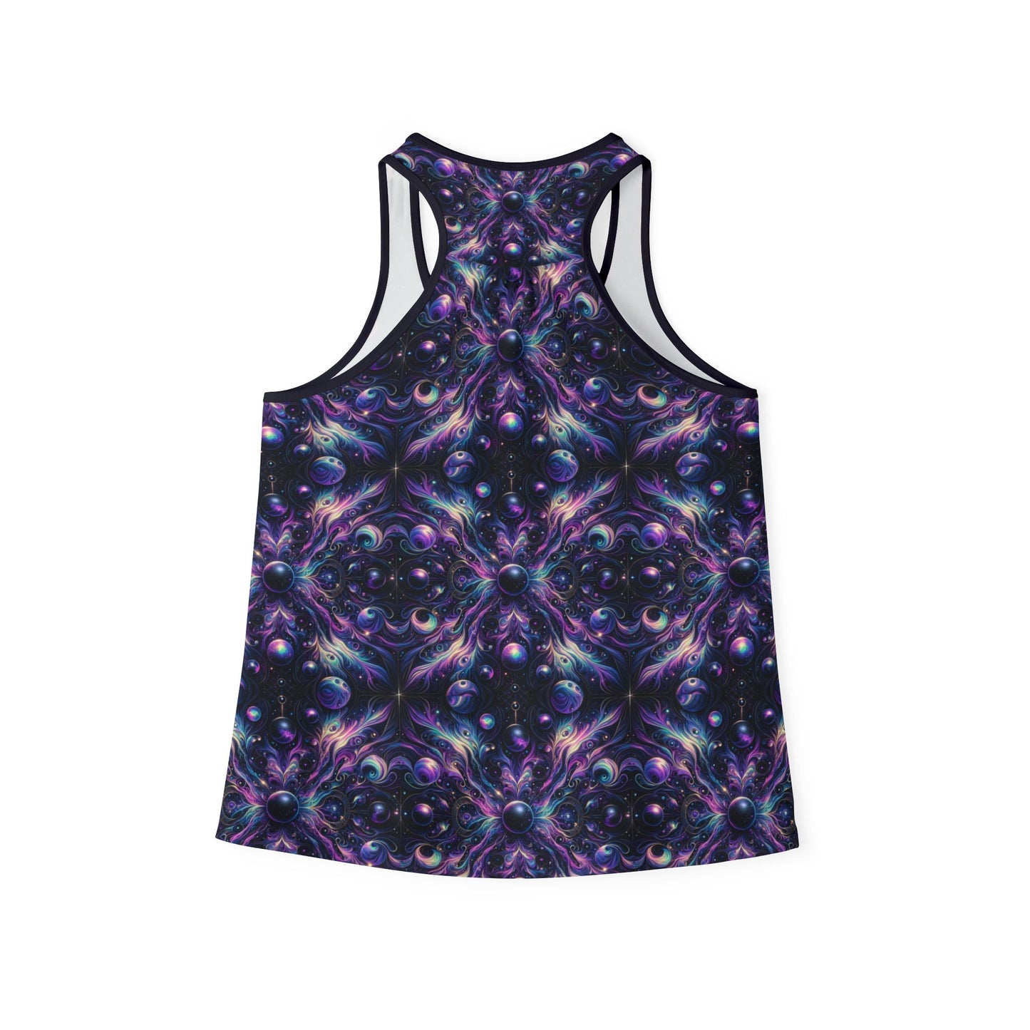 Galactic Hues Tech-Forward Cosmic Fusion Women's Tank Top - 8404 Design-41