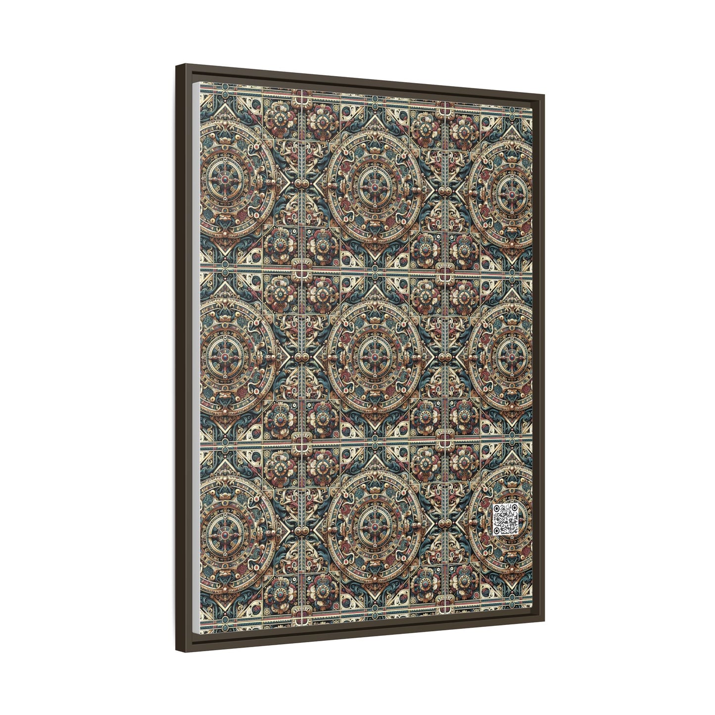 Urban Renaissance Historical Fusion With Street Edge Matte Canvas, Framed (multi-Color) - 8404 Design-57 A