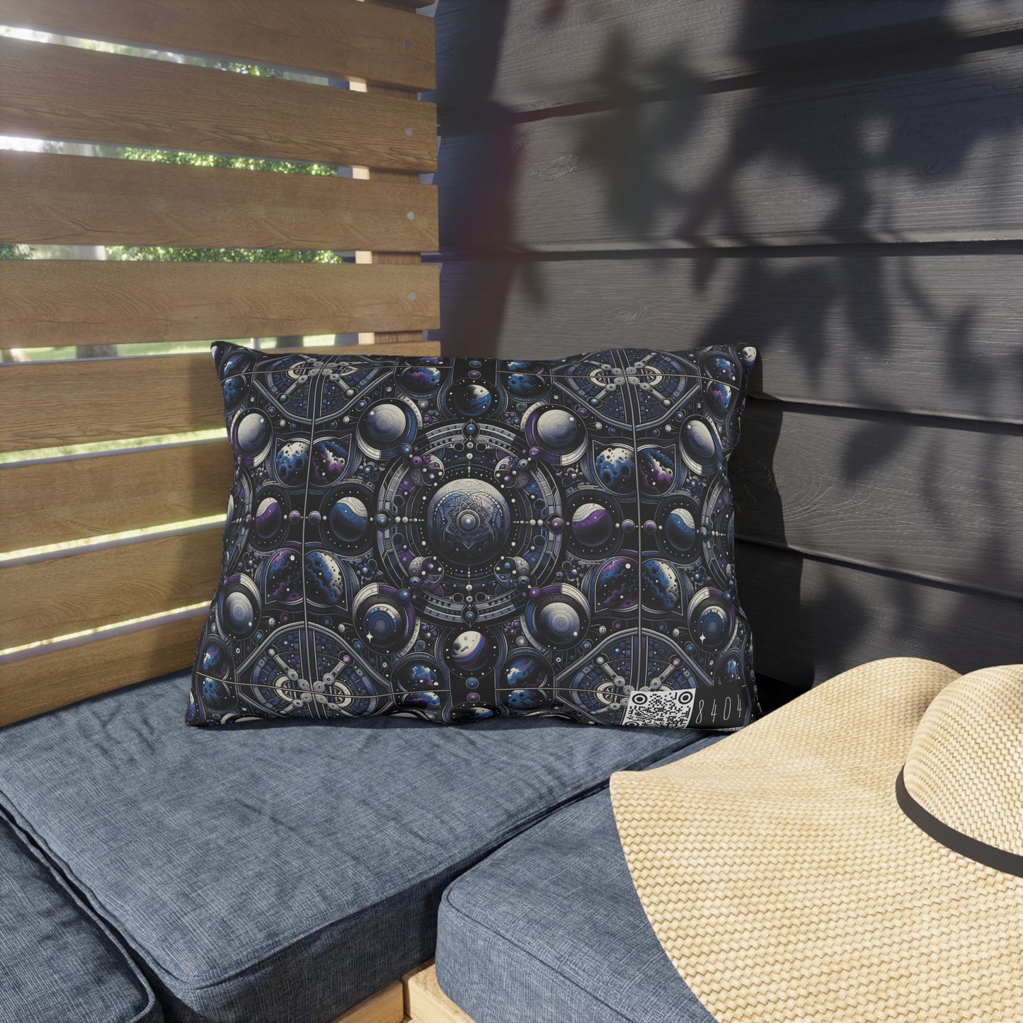Tech Astronaut Tech-Forward Streetwear Meets Space Exploration Outdoor Pillow - 8404 Design-46