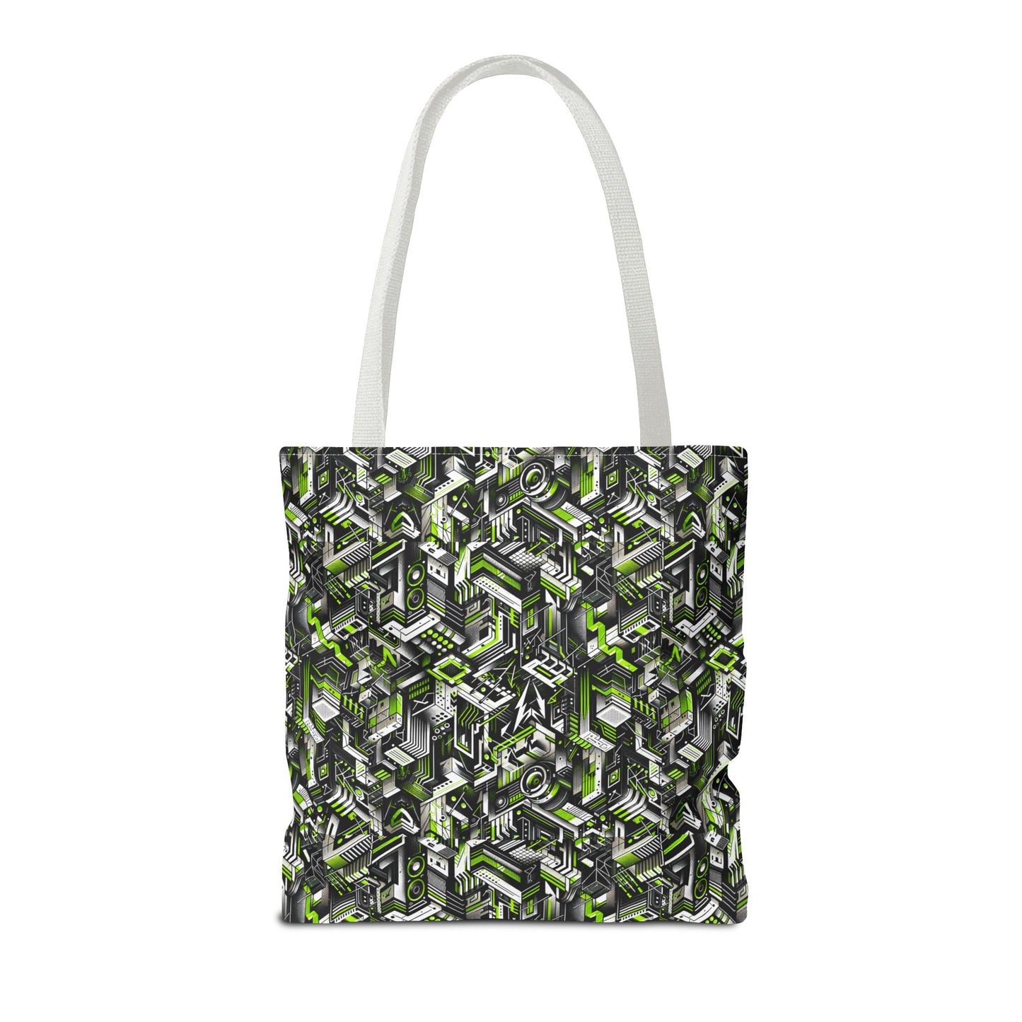 Graffiti Tech Fusion Bold Streetwear Fusion Tote Bag - 8404 Design-53