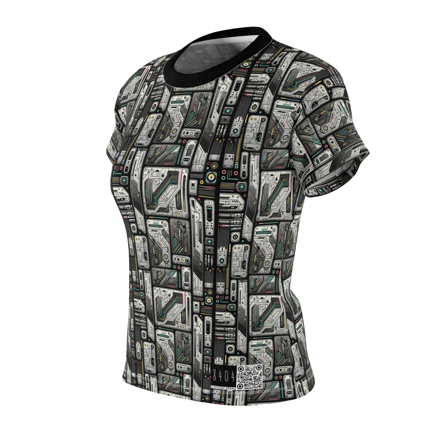 Tech Utility Gear Tech-Forward Minimalism Women's Cut & Sew Tee - 8404 Design-45
