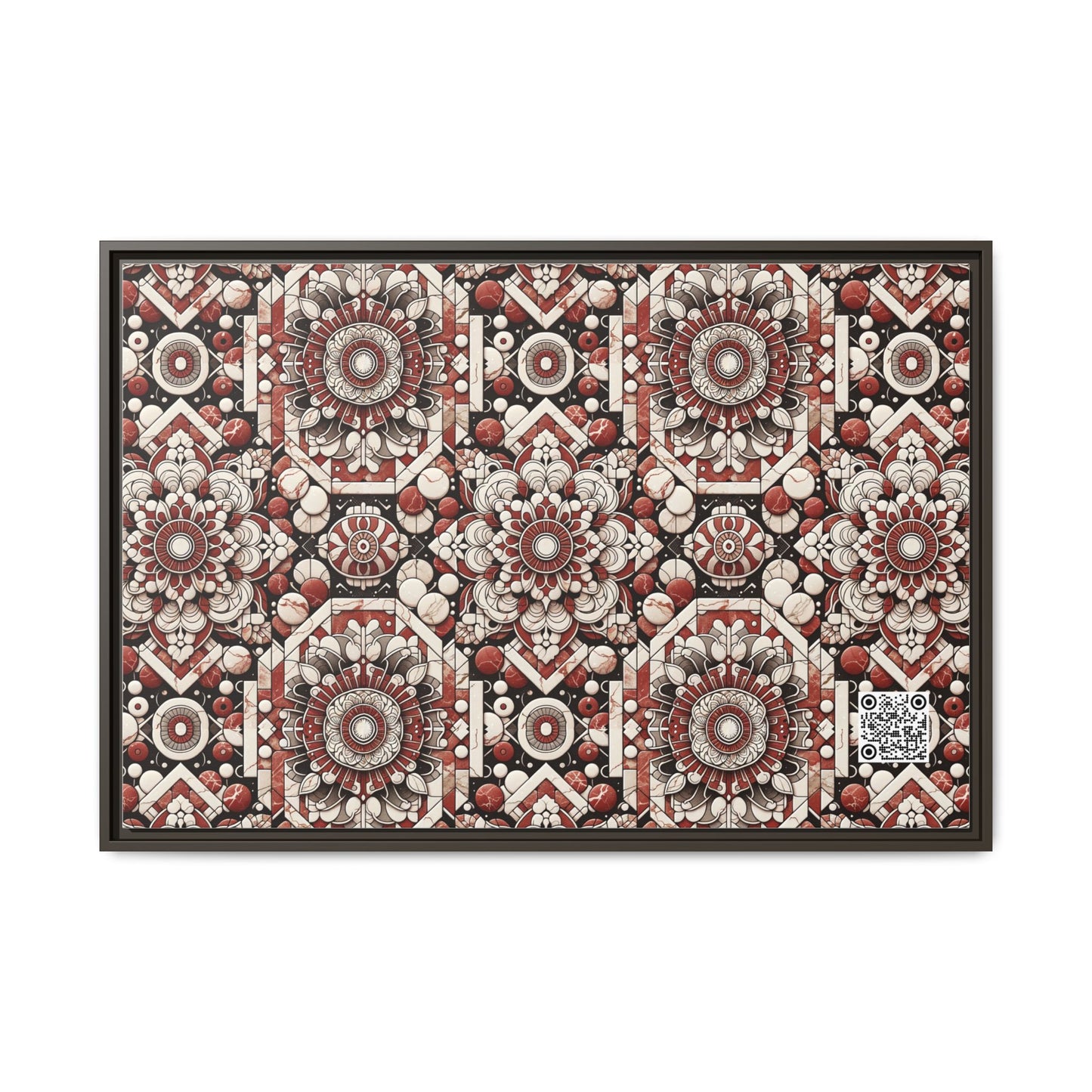 Neo Jomon Sculptural Aesthetics Artisanal Streetwear Matte Canvas, Framed (multi-Color) - 8404 Design-55 A