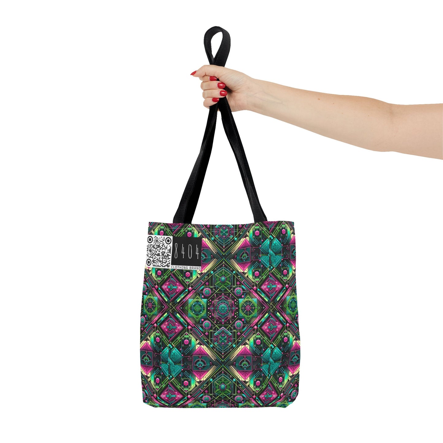 Tech-Infused Graphics Tech-Forward Streetwear Tote Bag - 8404 Design-45