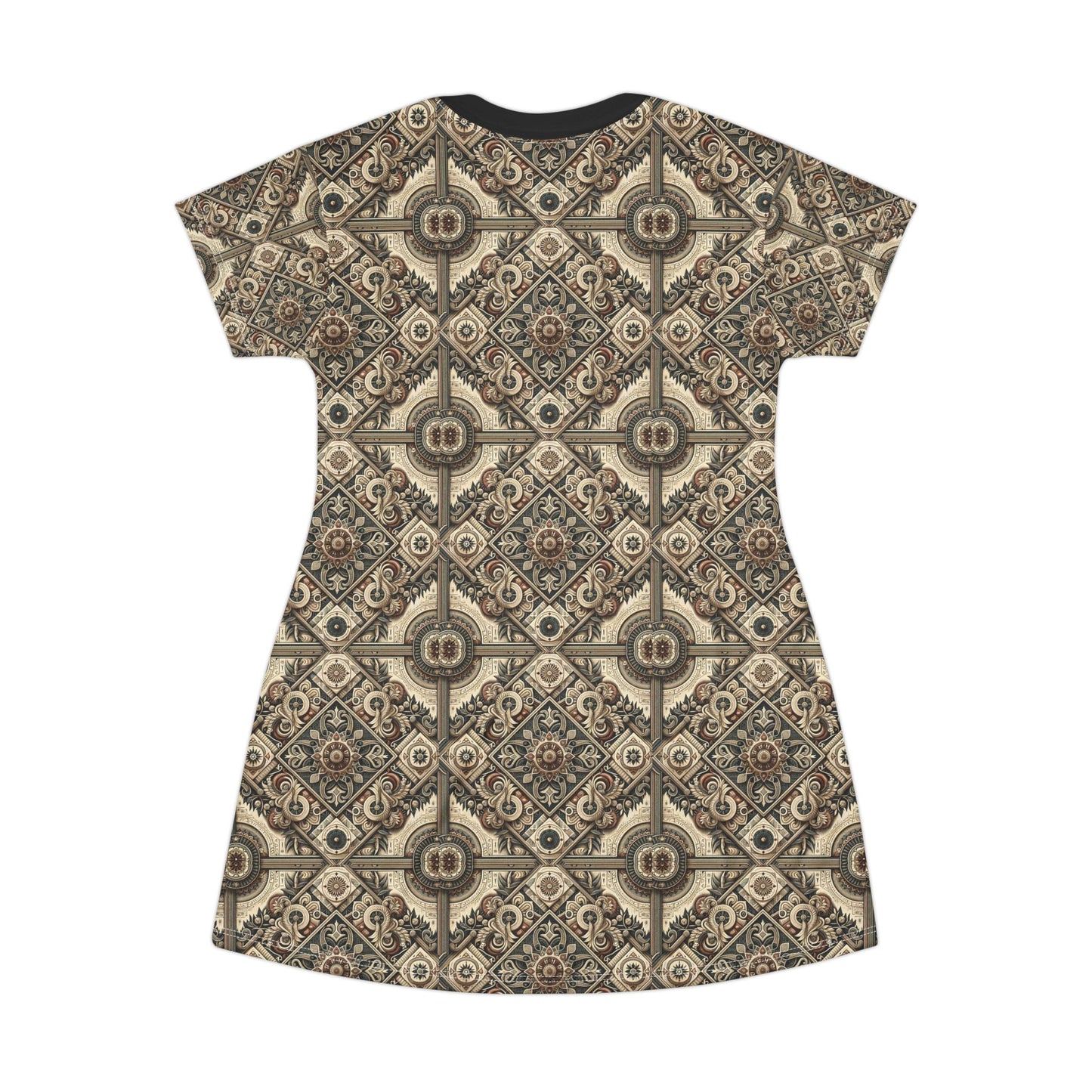 Graphic Workwear Capsule Artisanal Workwear Fusion T-Shirt Dress - 8404 Design-61