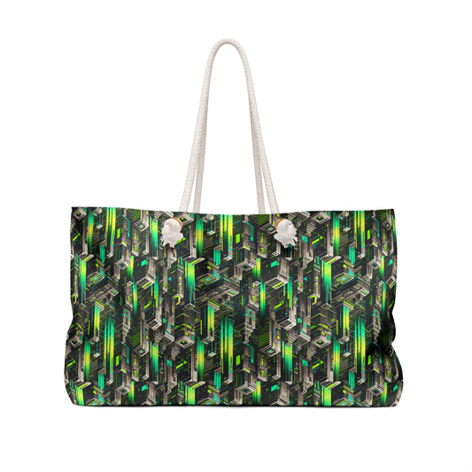 Digital Rebellion Tech-Forward Streetwear Weekender Bag - 8404 Design-63