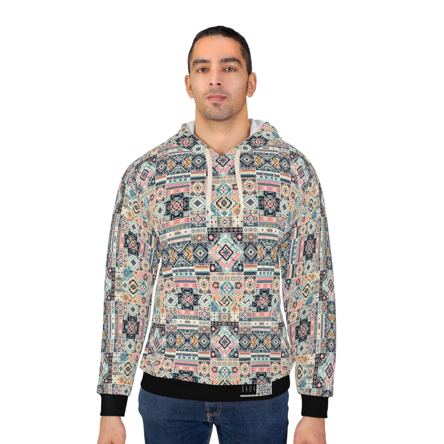 Digital Artisanal Fusion Digital Artisanal Pullover Hoodie - 8404 Design-55