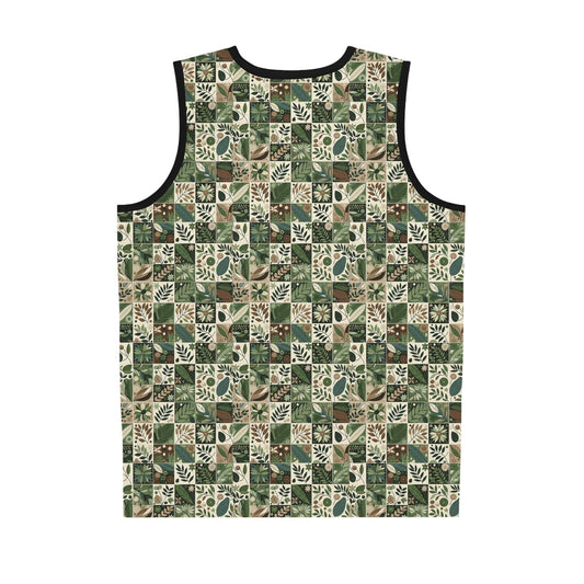 Streetwear Sustainability Environmentally Conscious Streetwear with a Natural Aesthetic Basketball Jersey - 8404 Design-57