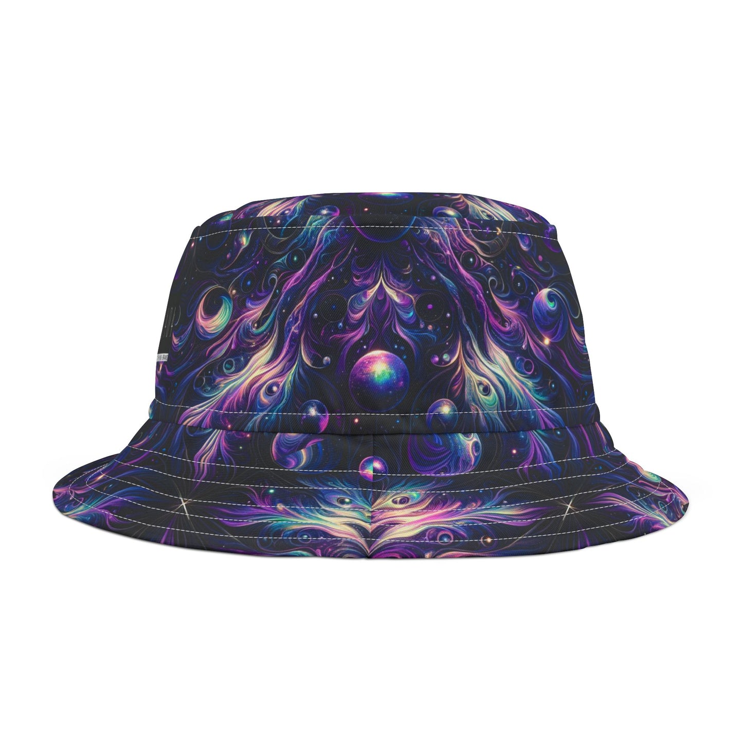 Galactic Hues Tech-Forward Cosmic Fusion Bucket Hat - 8404 Design-41