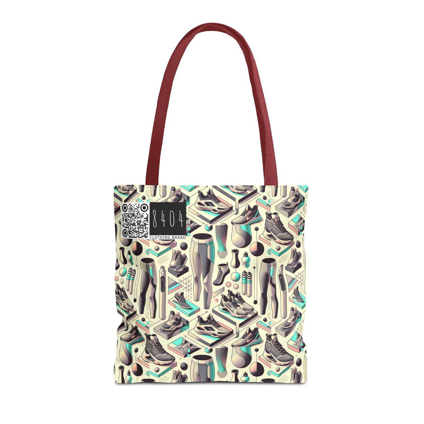Tech-Infused Athleisure Futuristic Athletic Tech Tote Bag - 8404 Design-44