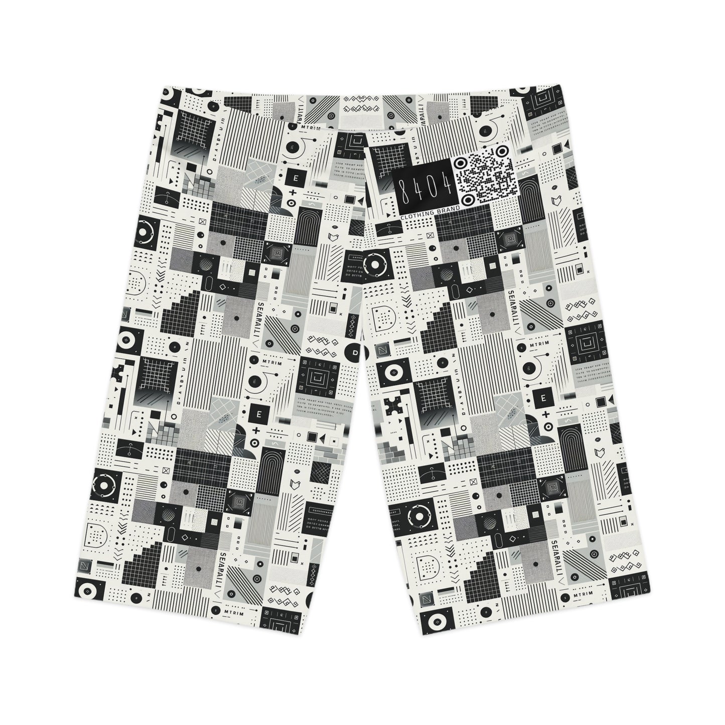 Digital Minimalism Minimalist Tech Women's Bike Shorts - 8404 Design-50
